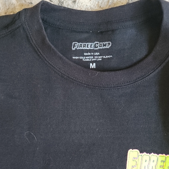 Black Firee Camp T-Shirt - Picture 2 of 4